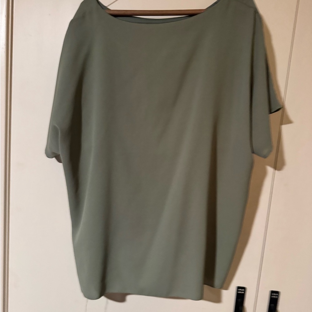 Elegant Olive Green Women's Top